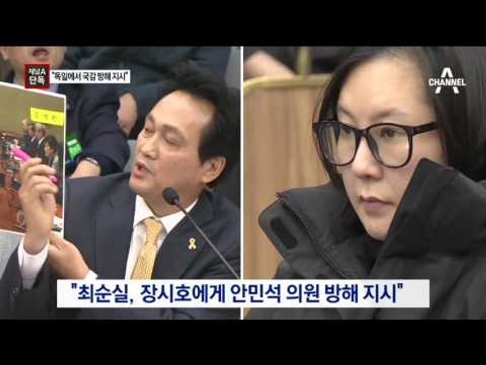 [채널A단독]“최순실, 독일서 국정감사 방해 지시”
