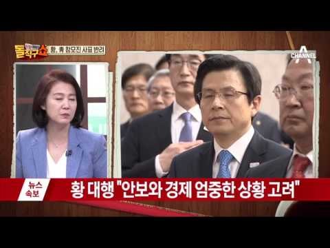 황교안 권한대행, 靑 참모진 사표 반려