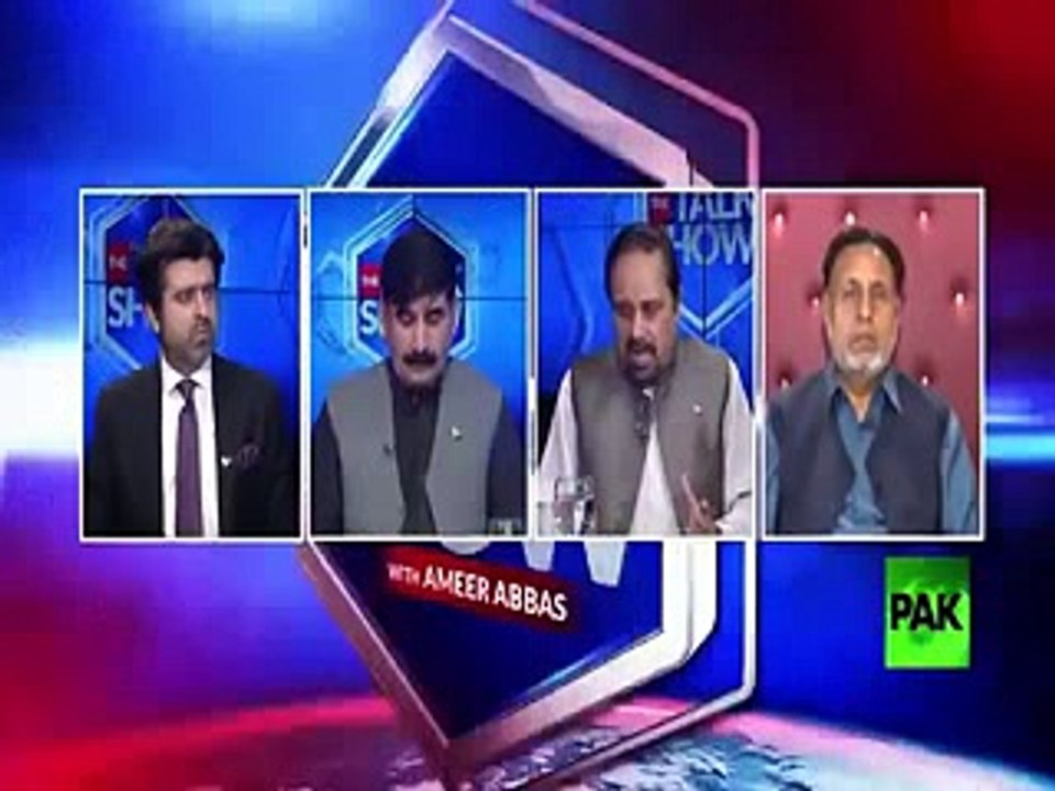 Senator Mian Ateeq on Pak Tv with Ameer Abbas on 31 Oct 2017