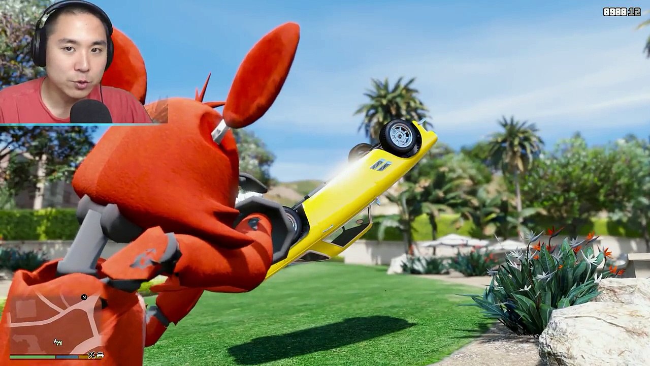 GUESS FOXYS MYSTERY DATE! (GTA 5 Mods For Kids FNAF RedHatter)