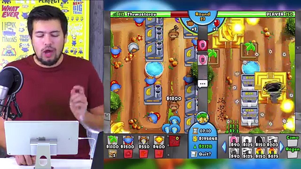 WOLRDS MOST EXPENSIVE BTD BATTLES MATCH.!! (Bloons TD Battles)