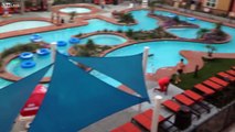 Dude Starts Pool Fight Gets Knocked Down