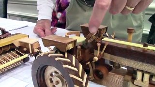 Amazing Hand Made Toy Wooden Trors and Farm Machinery