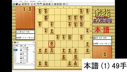 激指解析 第６７回 NHK杯 将棋 先手 宮本 広志 五段 vs. 後手 三浦 弘行 九段 2017年10月1日放送