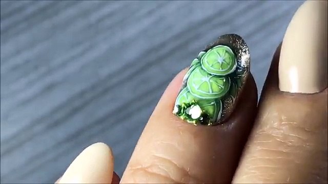 Фрукты на ногтях♥ЛИМОН♥Гель лак для НОВИЧКОВ♥Этапы нанесения♥