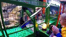 Learn Colors with Baby and Balls  Excavator Truck Ball Pit Balls Playing for Children and Toddlers-bR_2B09YBKs