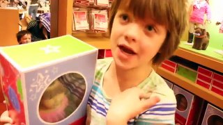 American Girl store with Mommy and Gracie- Day 532 | ActOutGames