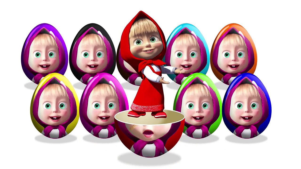 20 Surprise Eggs Masha and the Bear! Kinder Surprise Thomas Spongebob Disney Spiderman