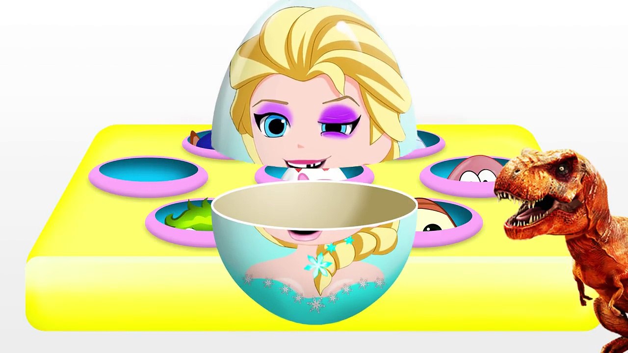 BABY MASHA and the BEAR!!! Dinosaur! Surprise Eggs! LEARN COLORS!
