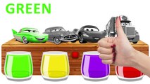 Disney Cars 3 Mcqueen Bathing Colors FUNNY Learn Colors With cars 3 Mcqueen Finger Family Songs Kids