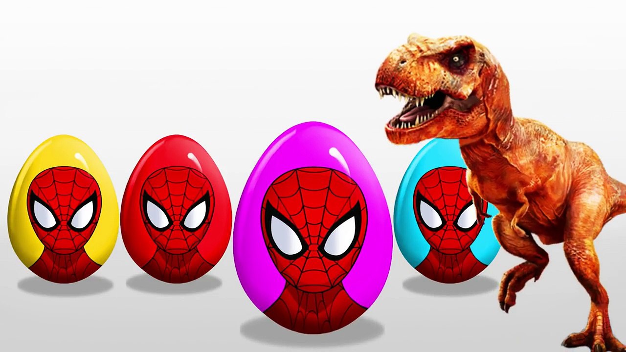 SURPRISE EGGS! LEARN COLORS! SPIDERMAN! Kinder Surprise! Moana! McStuffins