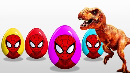 SURPRISE EGGS! LEARN COLORS! SPIDERMAN! Kinder Surprise! Moana! McStuffins
