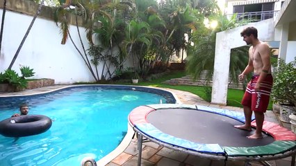 DESAFIO MAIS DIFÍCIL DA PISCINA !! ( VALENDO R$1500 ) [ REZENDE EVIL ]