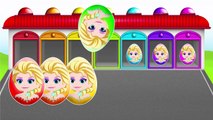 FROZEN ELSA!!! SURPRISE EGGS!!! LEARN COLORS AND NUMBERS! Video for toddlers!