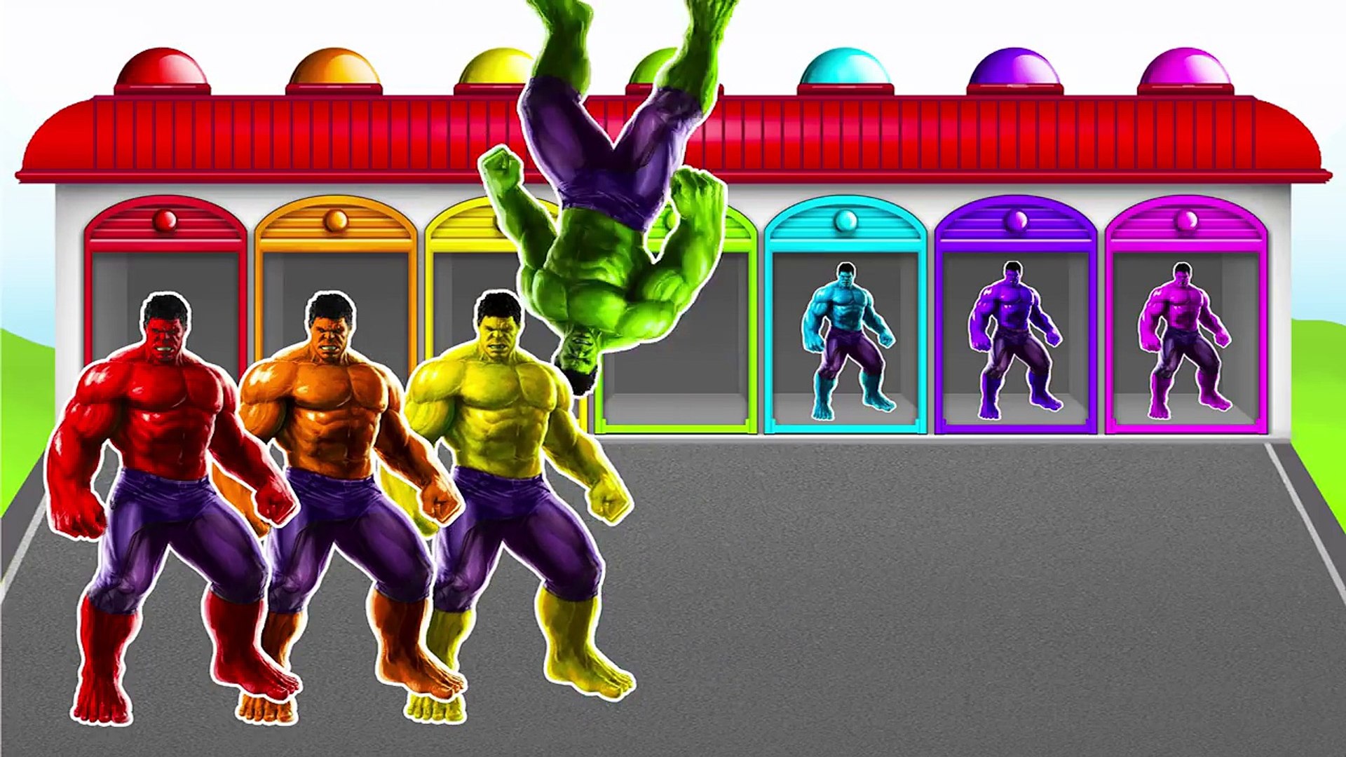 ⁣HULK!!! LEARN COLORS for kids and toddlers!