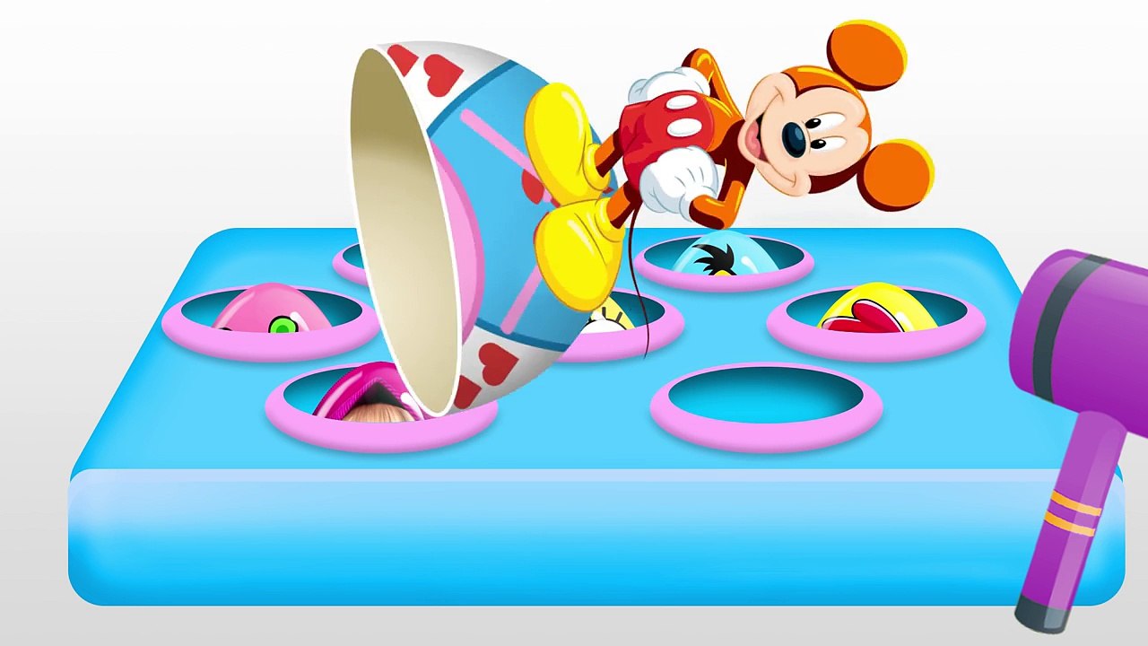 LEARN COLORS! MICKEY MOUSE with Surprise Eggs for Kids! HULK! SPIDERMAN! FROZEN! IRONMAN!