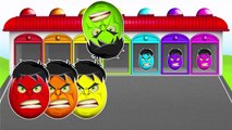 HULK!!! SURPRISE EGGS!!! LEARN COLORS AND NUMBERS! Video for children and toddlers!