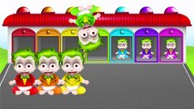 Joker!!! Surprise Eggs!!! LEARN COLORS AND NUMBERS! Video for children and toddlers!