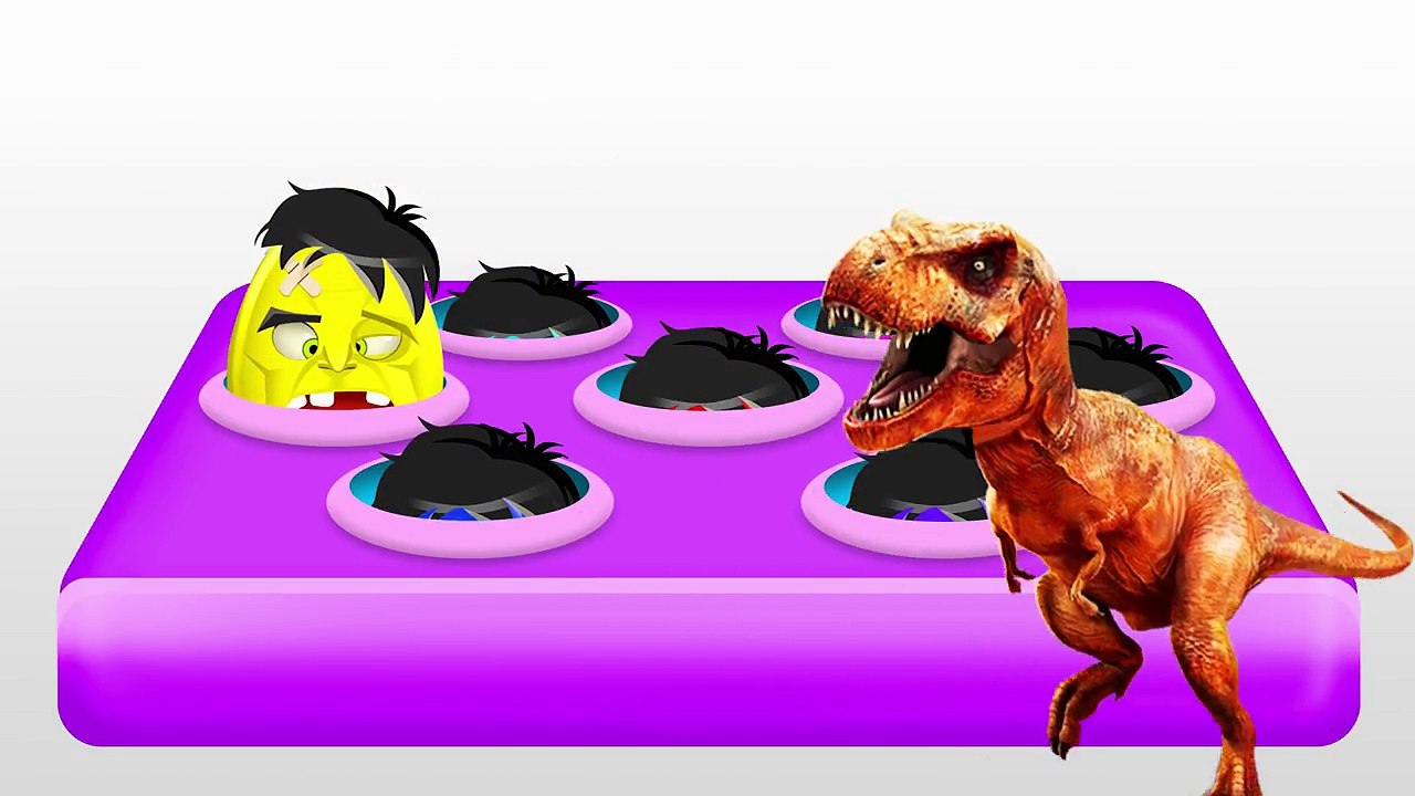 LITTLE BABY HULK! NEW DINOSAUR!!! LEARN COLORS! Surprise Eggs!