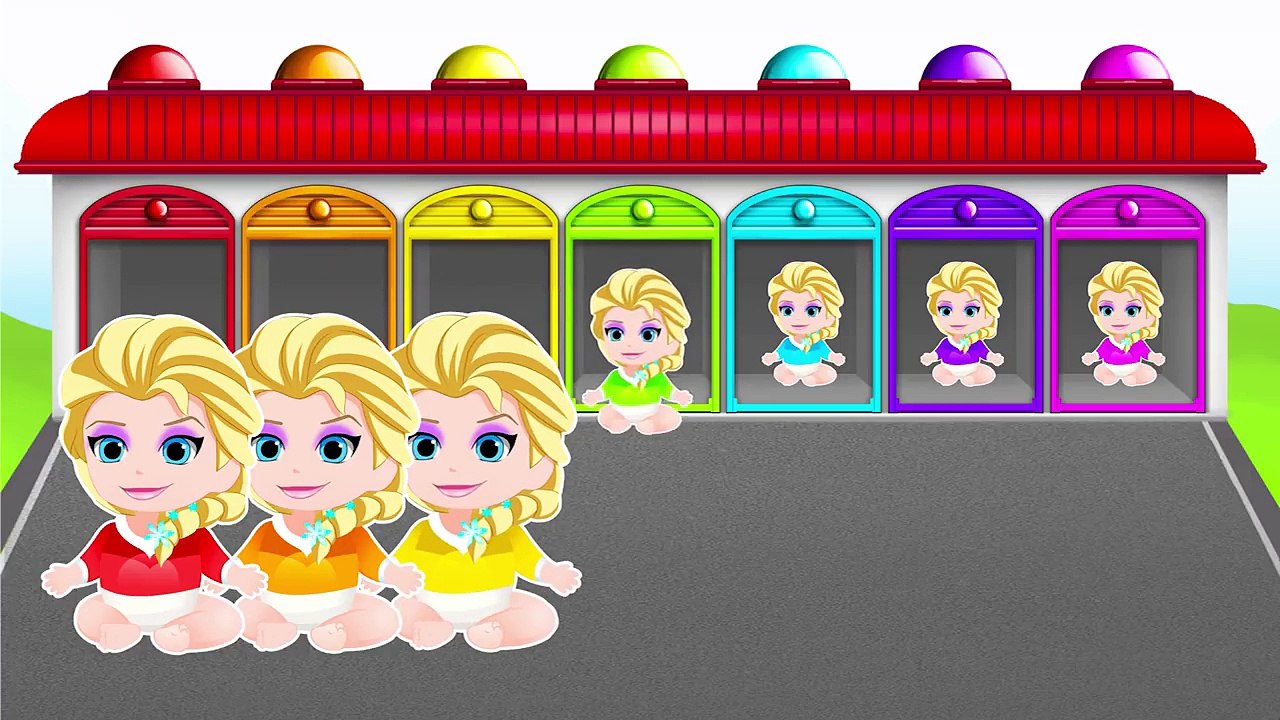 New Frozen Elsa!!! Learn Colors and Numbers! Video for toddlers and kids!