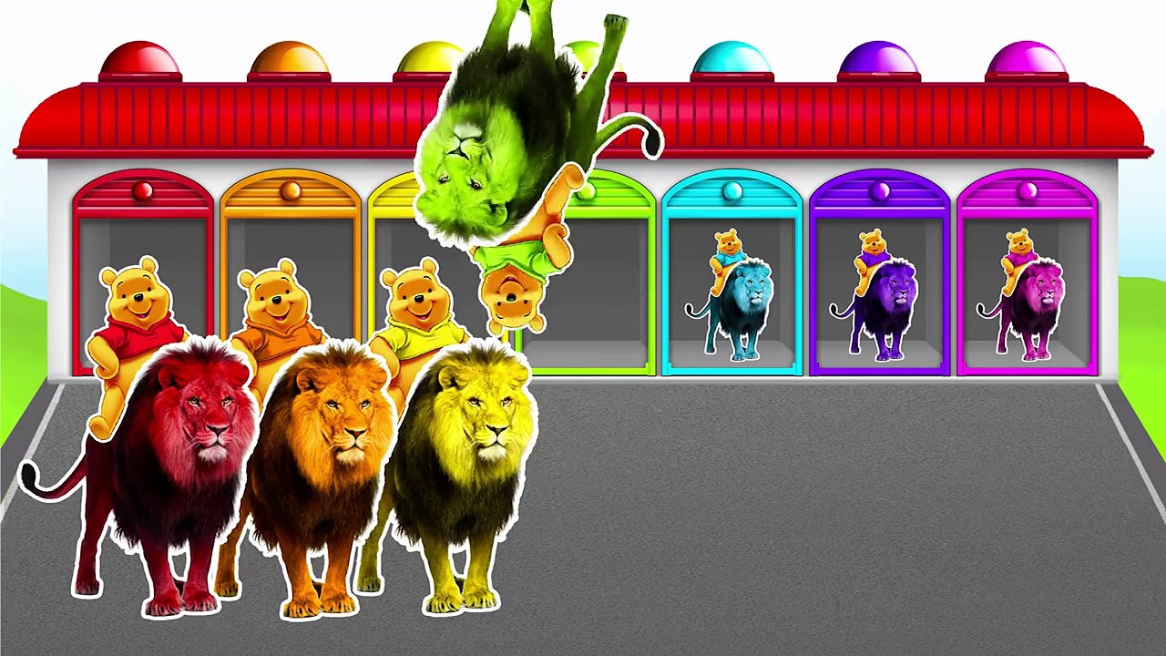 NEW LION with Winnie the Pooh!!! LEARN NUMBERS! Video for kids and toddlers!