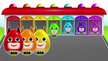 New! Baby Batman Surprise Eggs!!! LEARN COLORS AND NUMBERS! Video for kids and toddlers!
