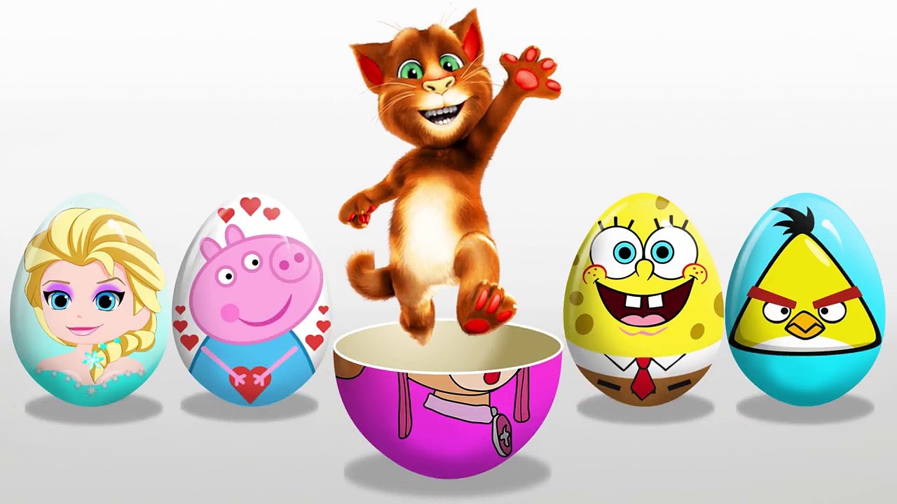 NEW TALKING TOM! PAW PATROL! LEARN COLORS! Surprise Eggs! Video for kids!