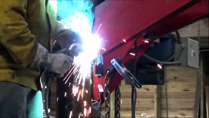 Installing a New Neck on A Gooseneck Trailer