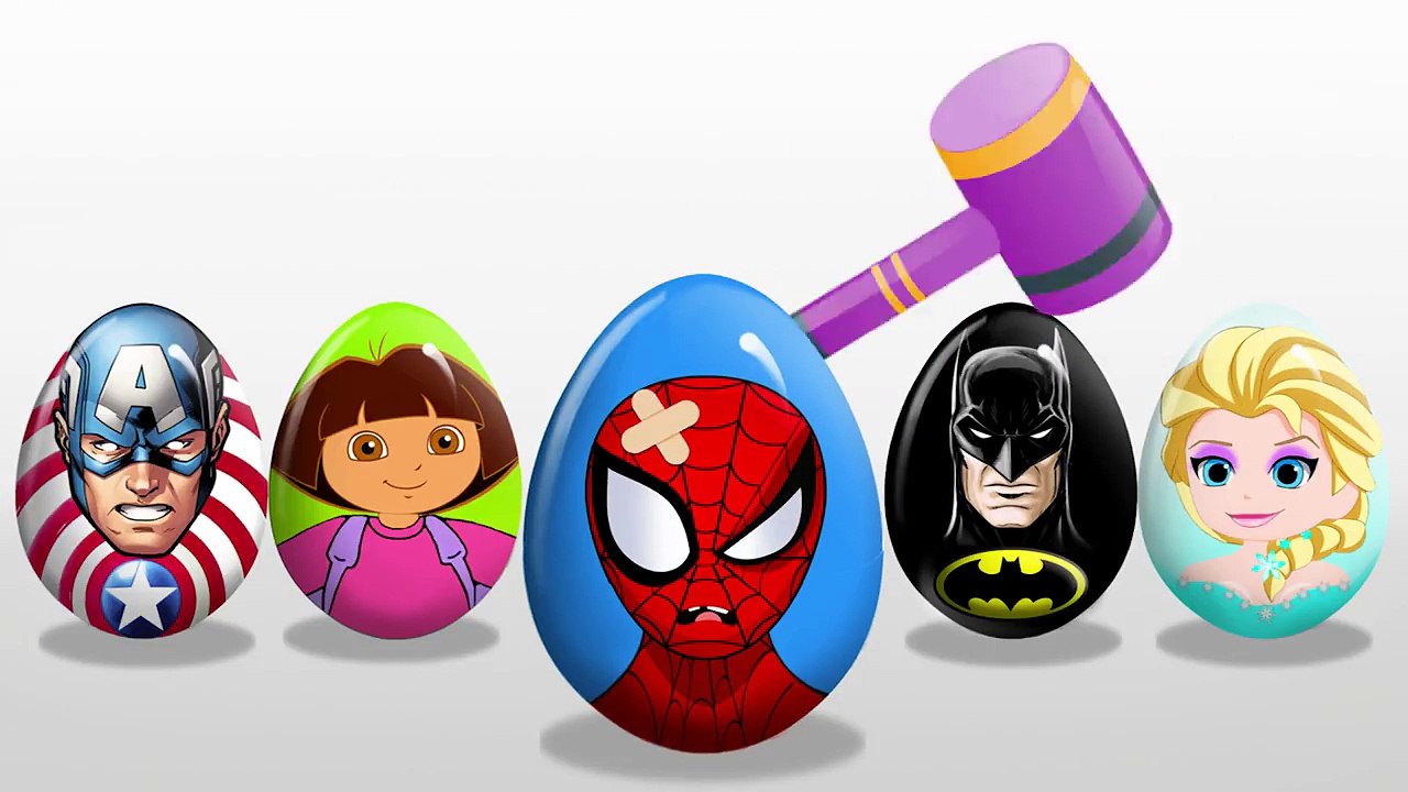 TALKING ANGELA!!! DORA! SPIDERMAN! BATMAN! FROZEN! Learn Colors! Video for toddlers!