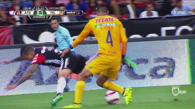 1-1 ¡Gol del Milton Caraglio- Atlas 1-1 Tigres - 01.11.2017