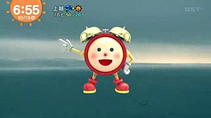 20171013  めざましテレビ 永島優美 6時55分の放送事故