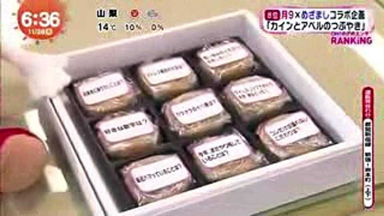 めざましテレビ 11月29日 月9コラボ企画 カインとアベルのつぶやき 山田涼介 逃がさないよ？！