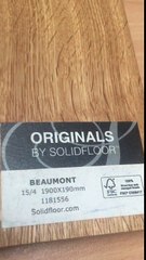 Solidfloor Originals Beaumont Oak - Solid wood flooring ireland