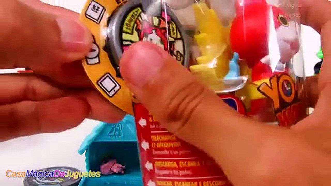 Huevo Sorpresa Gigante de Nathan de Yo-Kai Watch the Plastilina Play Doh en Español Yokai Watch