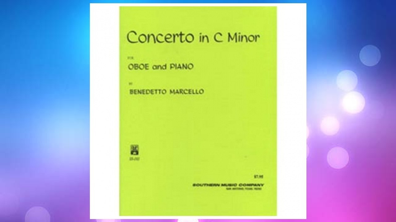 GET PDF Southern Music Marcello: Concerto in C Minor for Oboe FREE