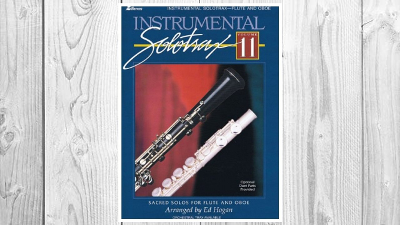 GET PDF Instrumental Solotrax - Volume 11: Sacred Solos for Flute and Oboe FREE