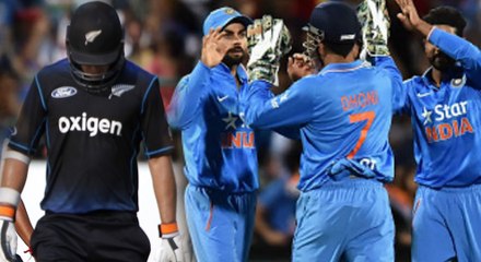 முதல் டி20ல் நியூசி.யை வதம் செய்த இந்தியா- வீடியோ