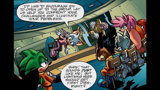 Sonic Universe Issue #31 Scourge Lockdown: Part 3 (Setting The Stage) Comic Drama!