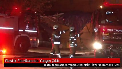 Plastik Fabrikasında Yangın Çıktı
