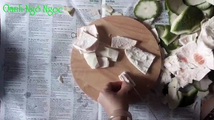 Cách làm cùi bưởi khô (Chè bưởi)_Pomelo desert soup