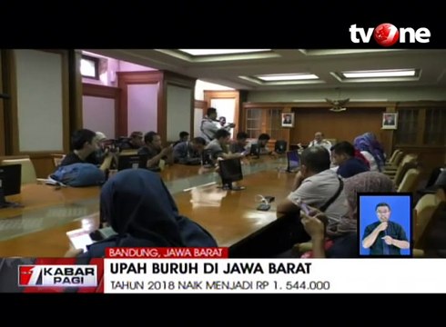 Pemprov Tetapkan UMP Buruh di Jawa Barat