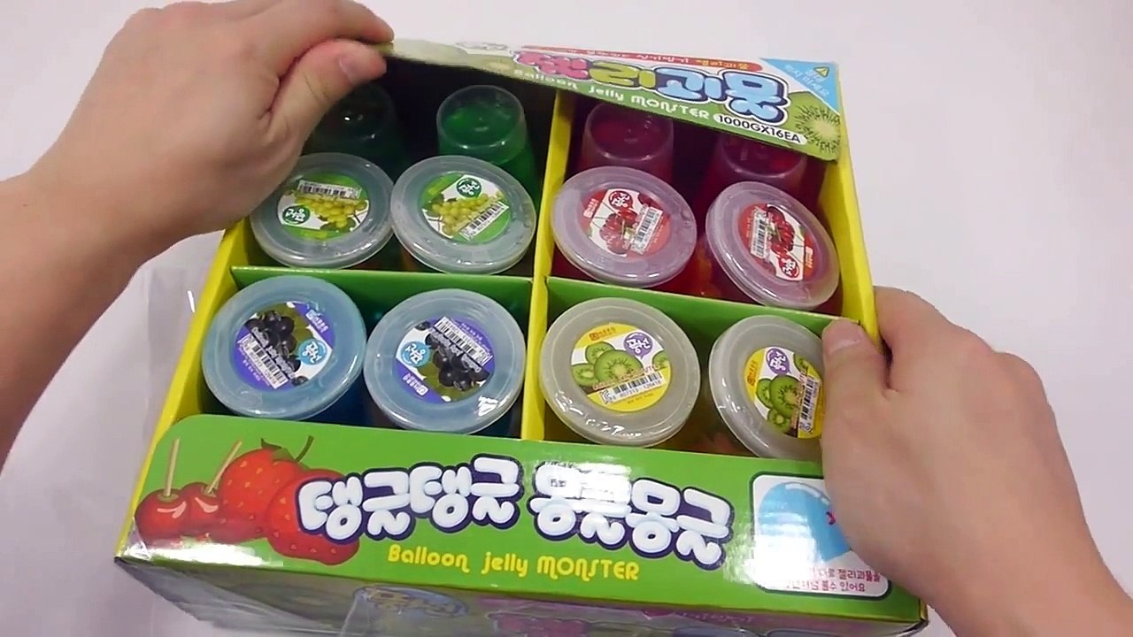 컬러 커피 액체괴물 만들기!! 탱글 풍선 젤리 액괴 흐르는 점토 슬라임 장난감 DIY How To Make A cup of Color Coffee Slime Toys
