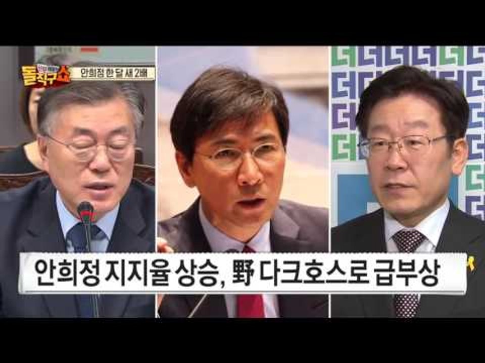 안희정 지지율 상승, 이재명 제치고 野후보 적합도 2위