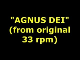 "AGNUS DEI"