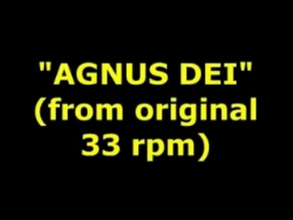"AGNUS DEI"