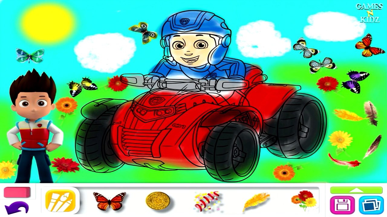 Paw Patrol Draw & Play: Coloring With Skye & Ryder - Nick Jr App For Kids