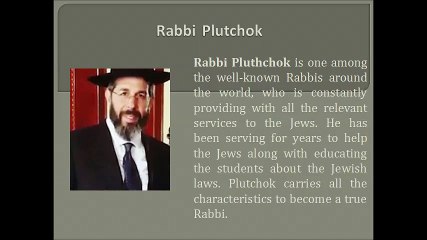 Rabbi Moshe Plutchok