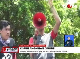 Lagi, Ribuan Supir Demo dan Razia Angkutan Online