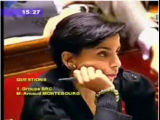 Montebourg agace Rachida Dati - Budget justice 2007