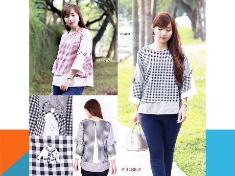 BAJU CANTIK!! WA 0821-1111-2055, Baju Kuliah Modis Murah